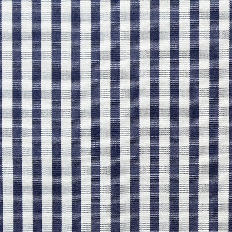 Hemd Hemdstoff Kleine Quadrate Marine - Ribes y Casals