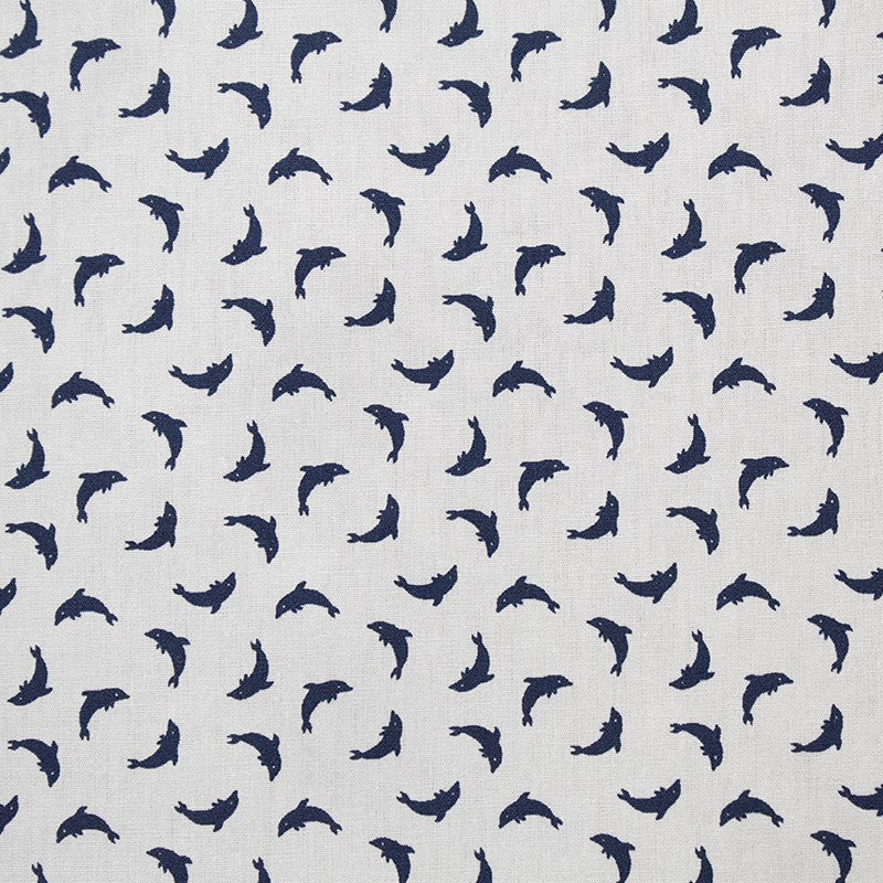 Delphin Shirt Marineblau Stoff - Ribes y Casals