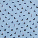 Chambray-Stoff Boote - Ribes y Casals