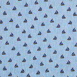 Chambray-Stoff Boote - Ribes y Casals