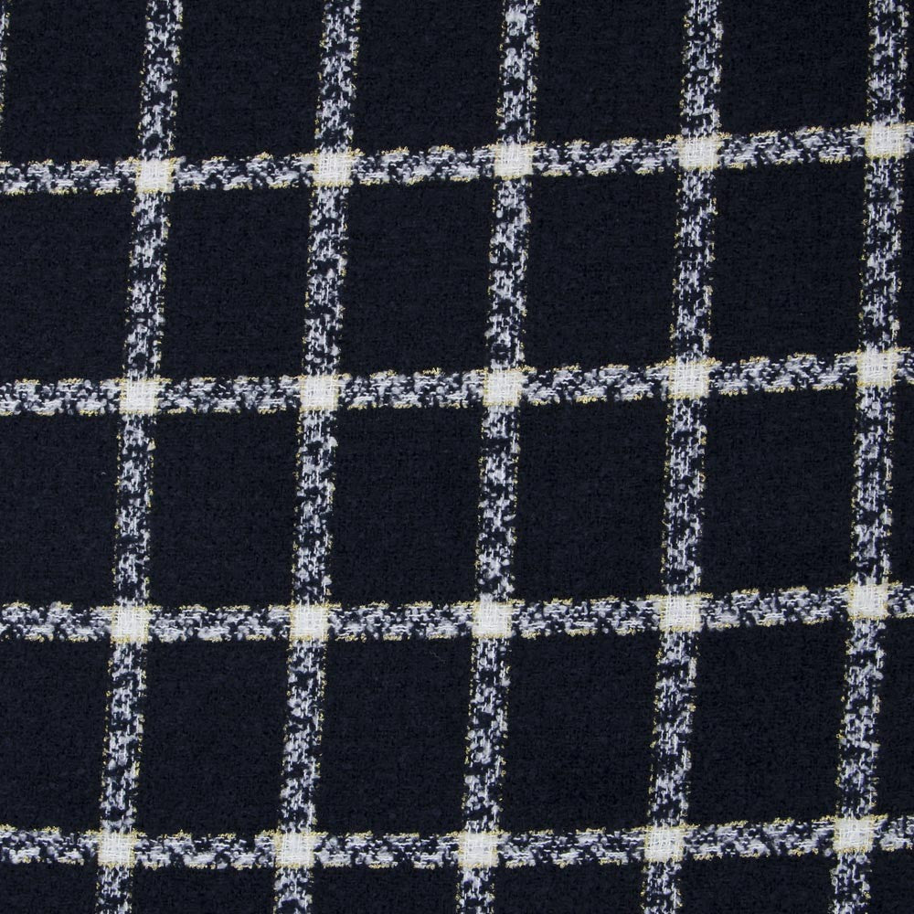 Stoff Chanel Square Marineblau - Ribes y Casals