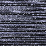 Chenille-Stoff Weiß Schwarz - Ribes y Casals