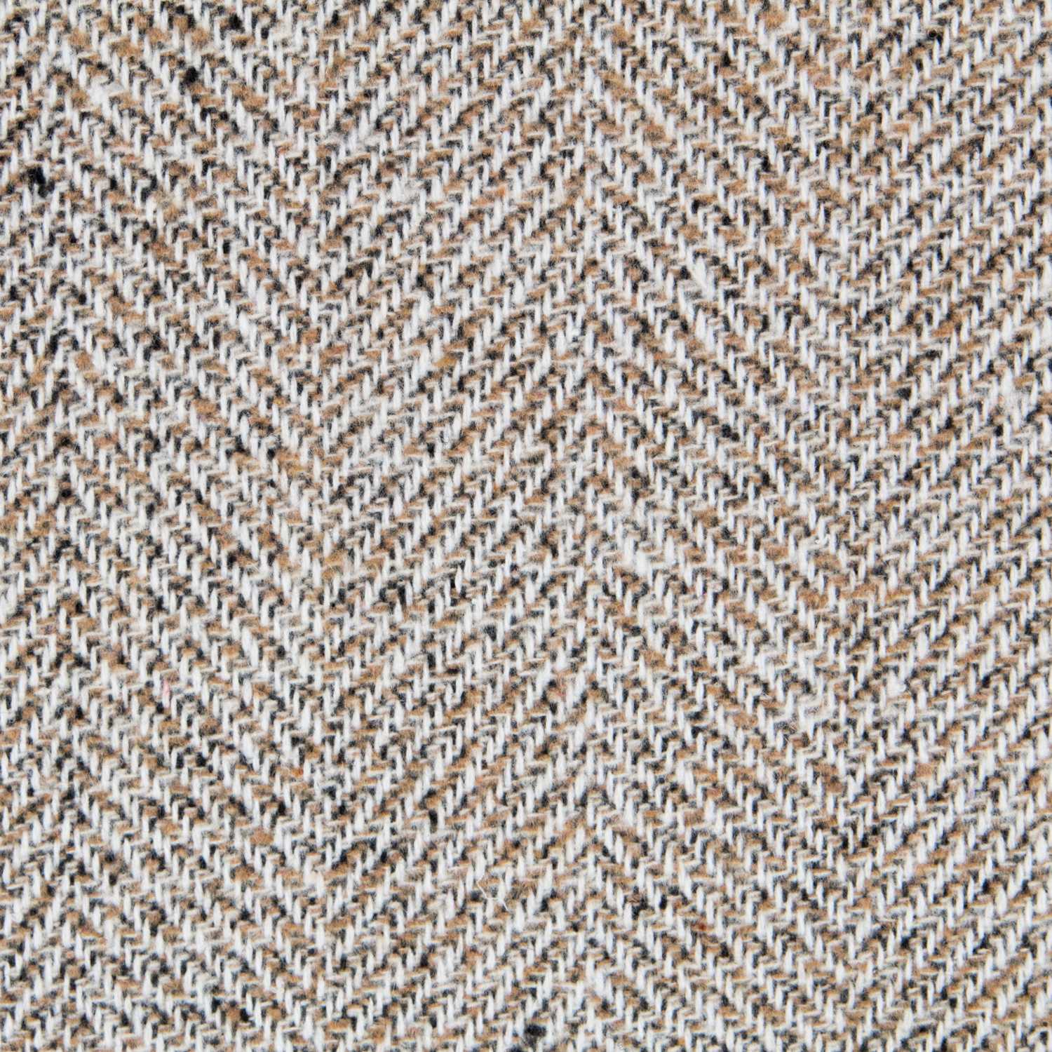 Stoff Cheviot Herringbone Camel - Ribes y Casals