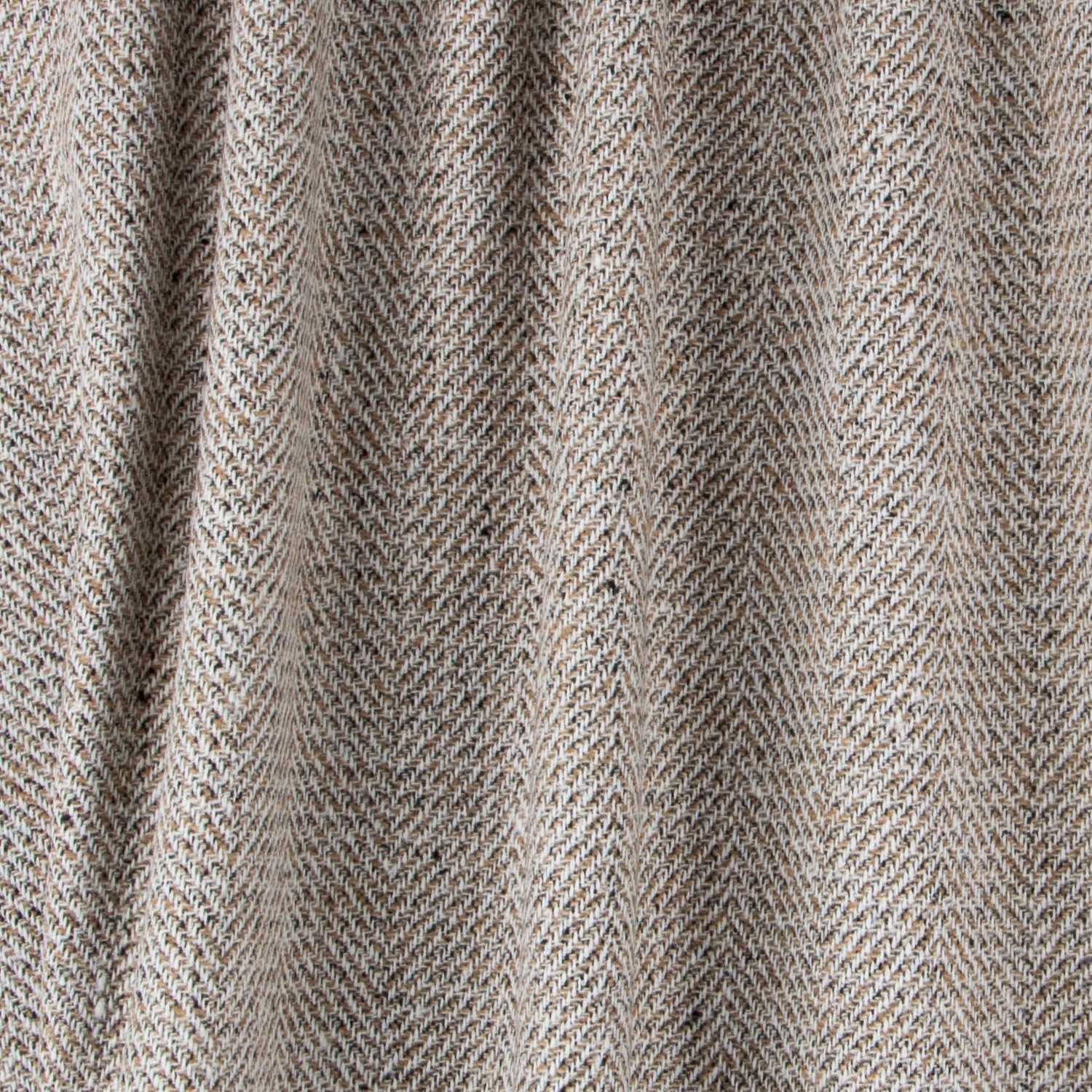 Stoff Cheviot Herringbone Camel - Ribes y Casals