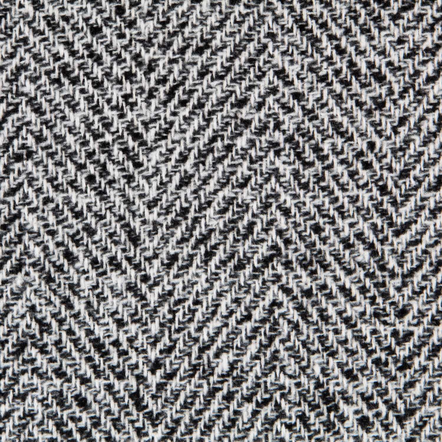 Stoff Cheviot Herringbone Schwarz - Ribes y Casals