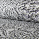 Stoff Cheviot Herringbone Schwarz - Ribes y Casals