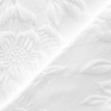 Jacquard Tagesdecke Stoff Weiß - Ribes y Casals