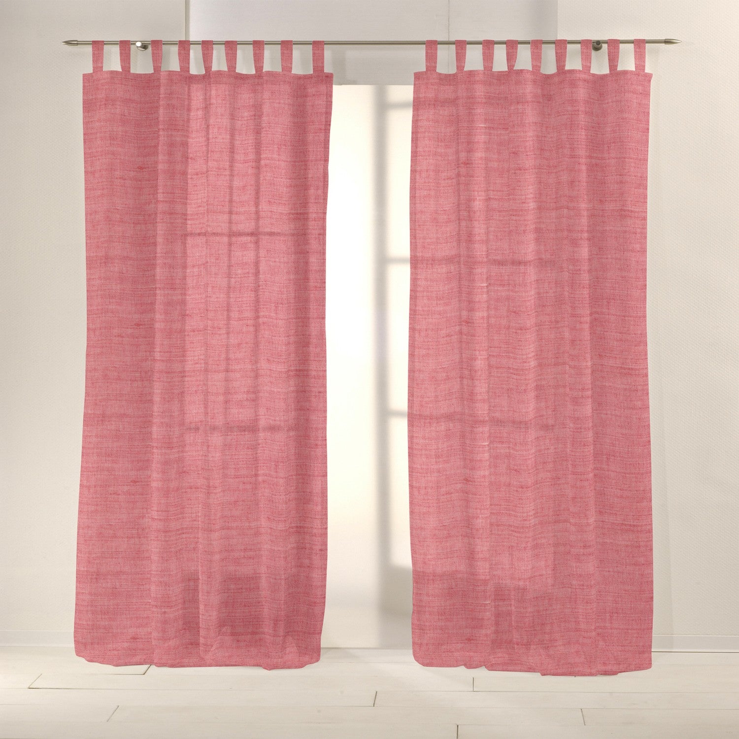 Vorhangstoff Leinen Rot Blei - Ribes y Casals