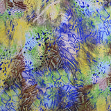 Blaues Krepptuch mit Schlangendruck - Ribes y Casals