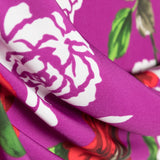 Flamenco-Blumen-Krepp-Stoff Buganvilla - Ribes y Casals