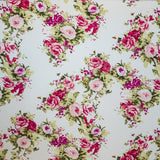 Krepp-Stoff Blumen Cretonne Crude - Ribes y Casals