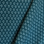 Geometrischer Krepp-Stoff Grün - Ribes y Casals