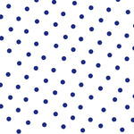 Blauer gepunkteter Krepp-Stoff 7 mm - Ribes y Casals