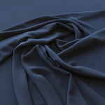 Krepp-Stoff Marrocain Marineblau - Ribes y Casals
