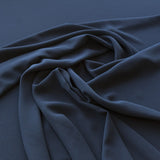 Krepp-Stoff Marrocain Marineblau - Ribes y Casals
