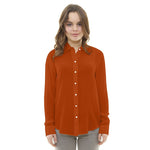 Stoff Krepp Marrocain Fluor Orange - Ribes y Casals