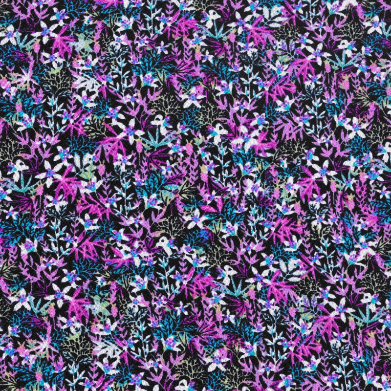 Marrokain-Krepp-Stoff Tropical Pink - Ribes y Casals