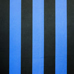 Blau gestreifter Krepp-Stoff - Ribes y Casals