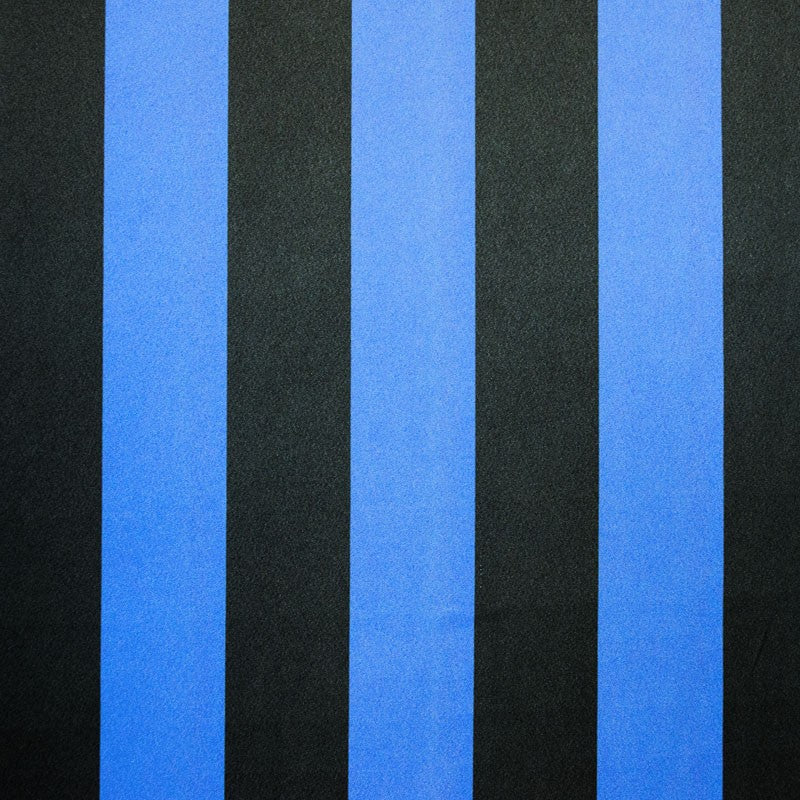 Blau gestreifter Krepp-Stoff - Ribes y Casals