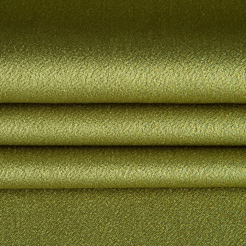 Kreppsatin Grün Khaki - Ribes y Casals