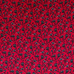 Krepp-Viskose-Gewebe Blume Rot Hintergrund - Ribes y Casals