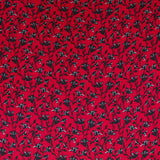 Krepp-Viskose-Gewebe Blume Rot Hintergrund - Ribes y Casals