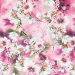 Fuchsia Japanischer Crespón-Stoff Fuchsia - Ribes y Casals