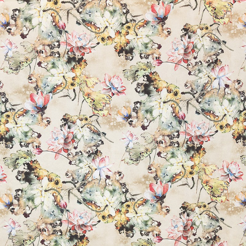 Beige lackierter Crespón-Stoff - Ribes y Casals