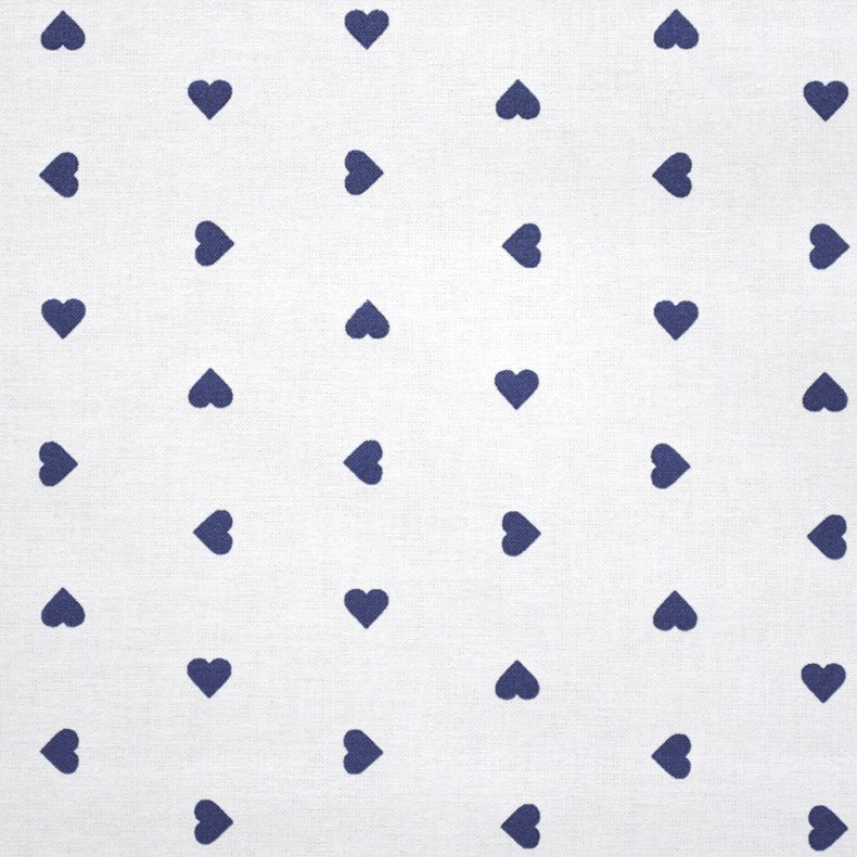 Baumwollstoff Blue Hearts - Ribes y Casals