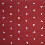 Baumwollstoff-Herzen Roter Hintergrund - Ribes y Casals