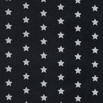 Baumwollstoff Sterne Schwarzer Hintergrund - Ribes y Casals