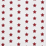 Rote Sterne Baumwollstoff - Ribes y Casals