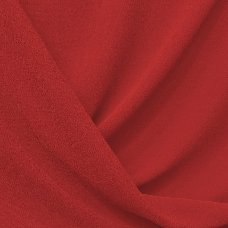 Korallenfarbener Polyester-Gaze-Stoff - Ribes y Casals
