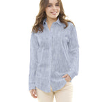 Leinenstoff Milrayas Blau - Ribes y Casals
