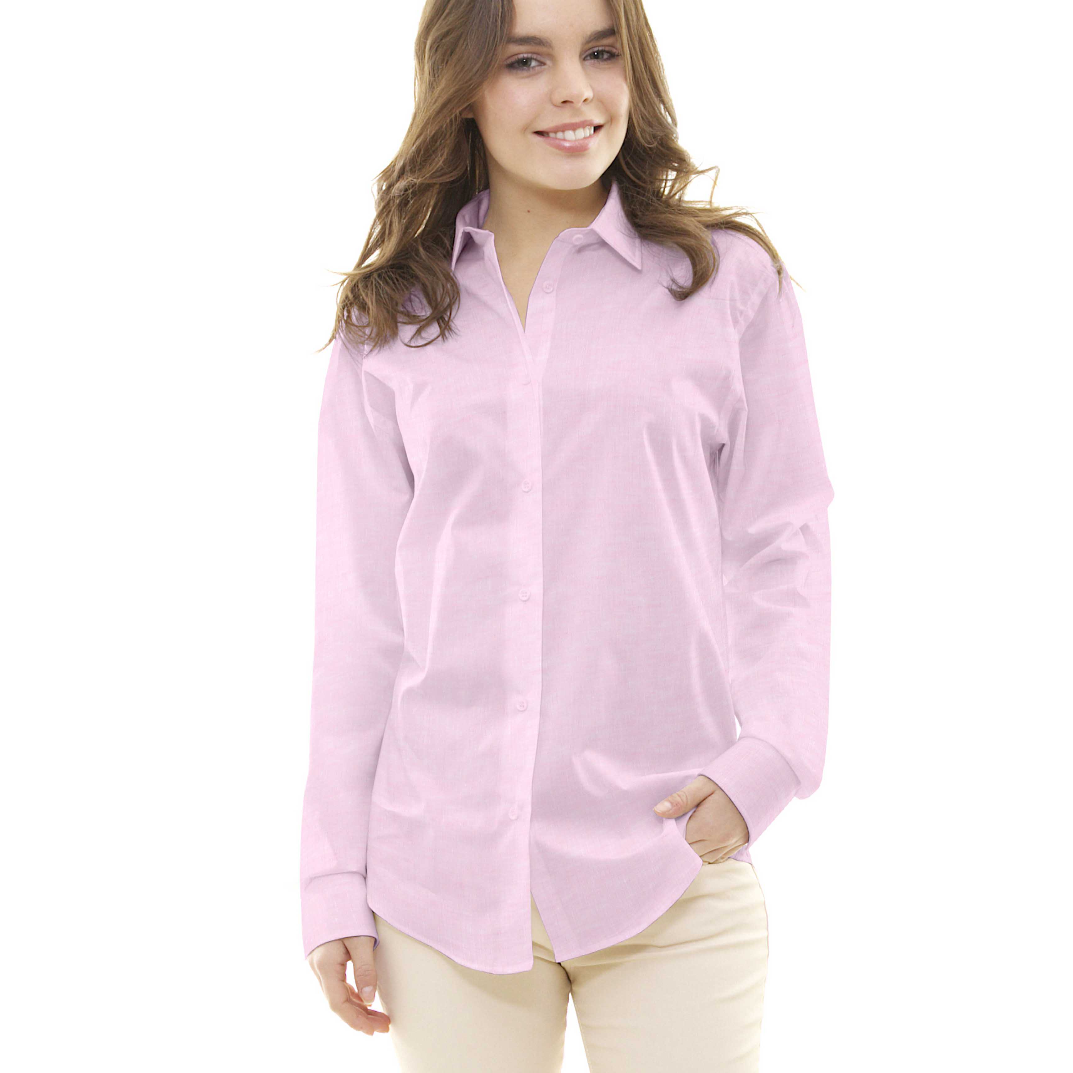 Rosa Oxford-Leinentuch - Ribes y Casals
