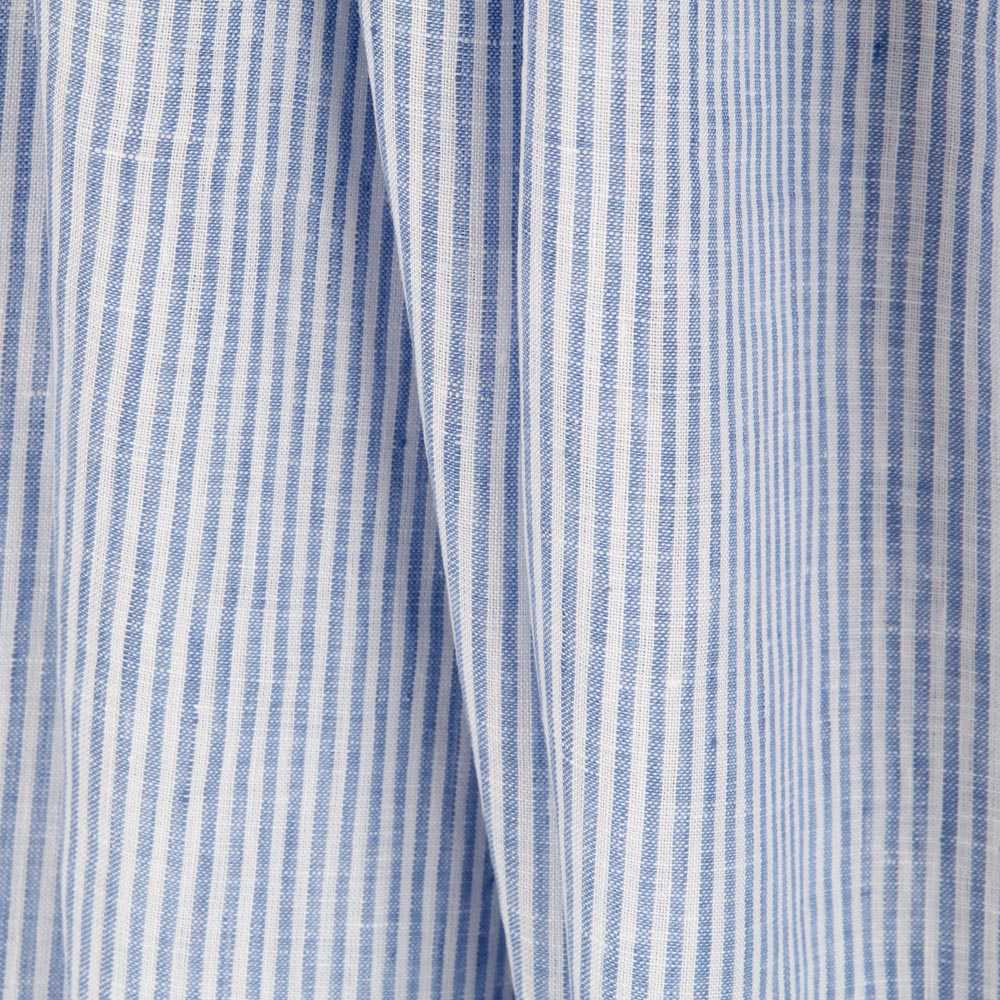 Blau gestreifter Leinenstoff - Ribes y Casals