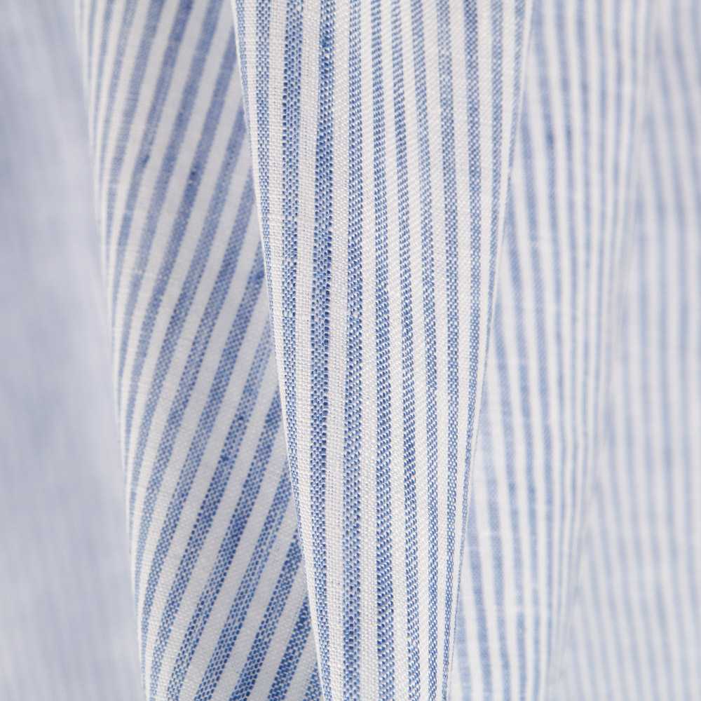 Blau gestreifter Leinenstoff - Ribes y Casals