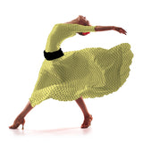 Hellgelber Satin-Polka-Dot-Stoff - Ribes y Casals