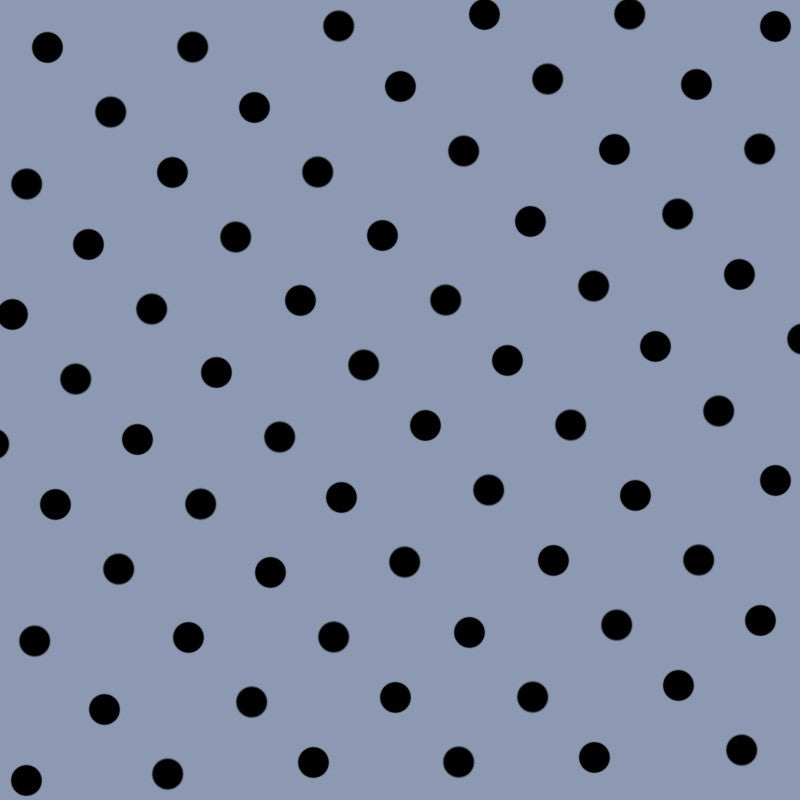 Polka Dots Satin Hellblau - Ribes y Casals