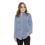 Polka Dots Satin Hellblau - Ribes y Casals