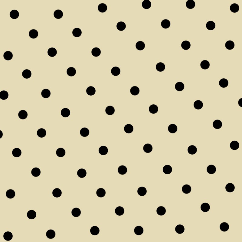 Ecru Polka Dot Satin Stoff - Ribes y Casals