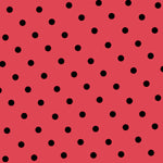 Polka Dot Satin Stoff Hot Pink - Ribes y Casals