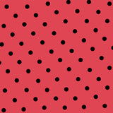 Polka Dot Satin Stoff Hot Pink - Ribes y Casals