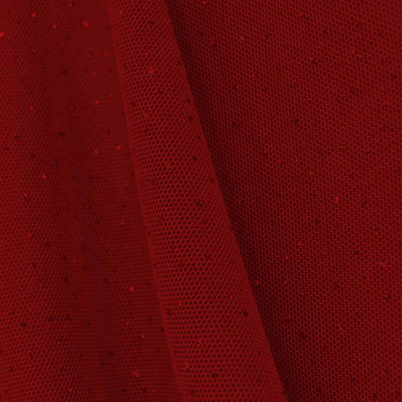 Roter Glitzer-Tüll - Ribes y Casals