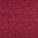 Denim Stretch Jacquard Stoff Rot - Ribes y Casals
