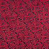 Denim Stretch Jacquard Stoff Rot - Ribes y Casals