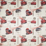 Disney Cars Rotes Rohgewebe - Ribes y Casals