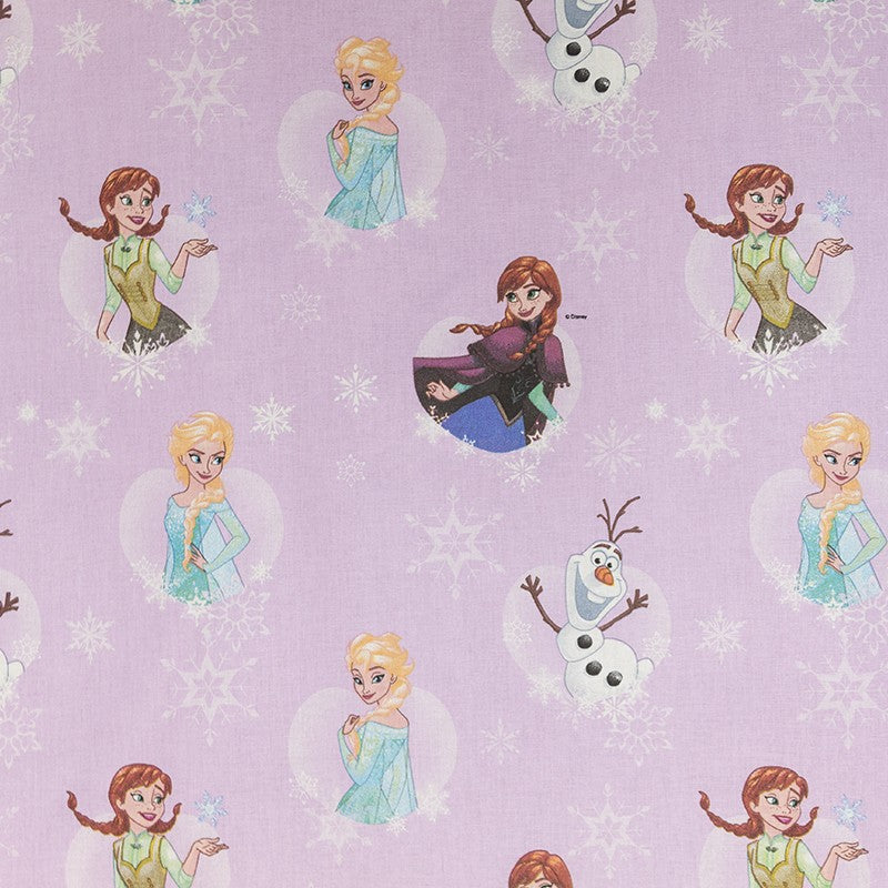 Disney Eingefroren Mauve Stoff - Ribes y Casals