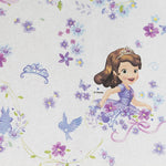 Disney Prinzessin Sofia Weißer Stoff - Ribes y Casals