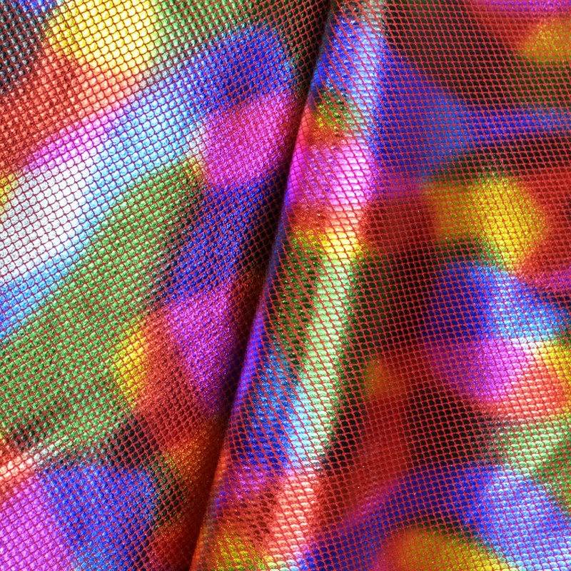 Stretch-Gewebe Multicolor Schuppen - Ribes y Casals